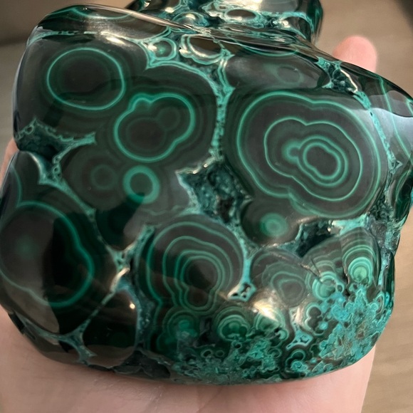Large Malachite And Chrysocolla Freeform - Picture 9 of 10
